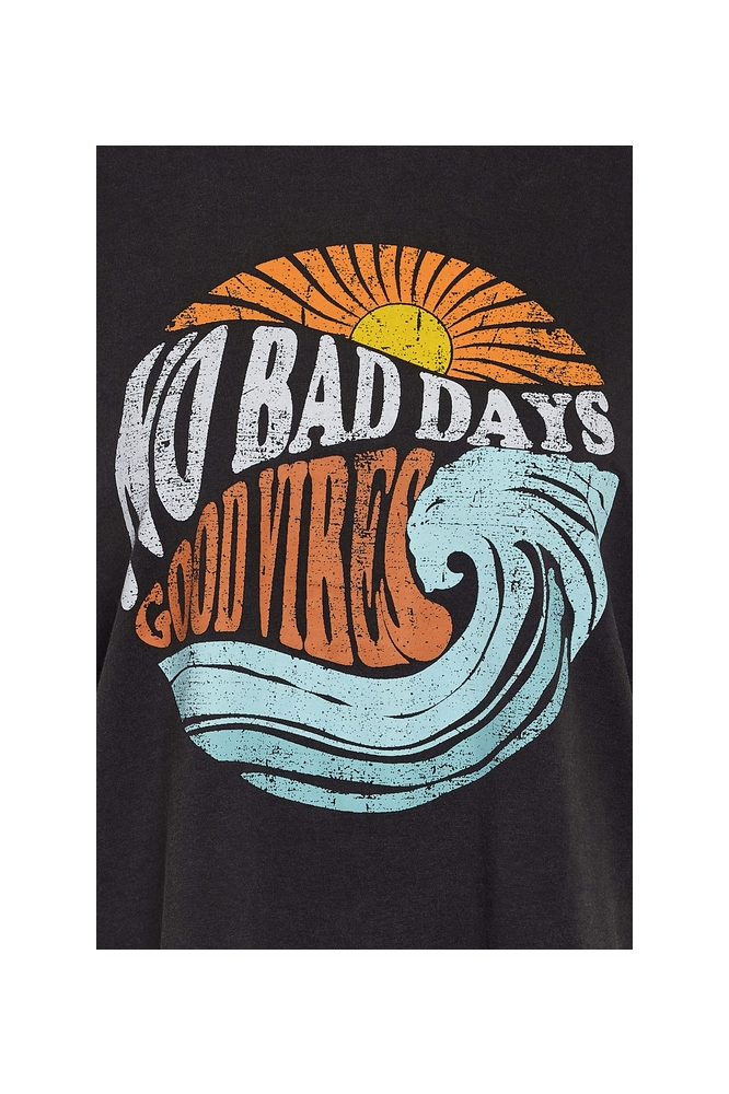 NMBOHDI HAILEY WASHED SS TOP JRS FW 27030133 OBSIDIAN/WAVE